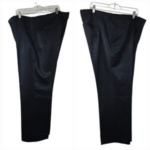 Perry Ellis Portfolio 40x30 Men Modern-Fit Performance Stretch Dress Pants Navy